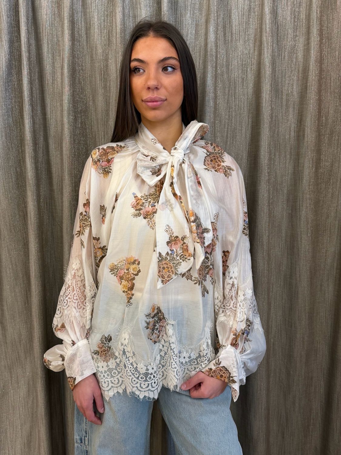 Camicia Fiocco Flower