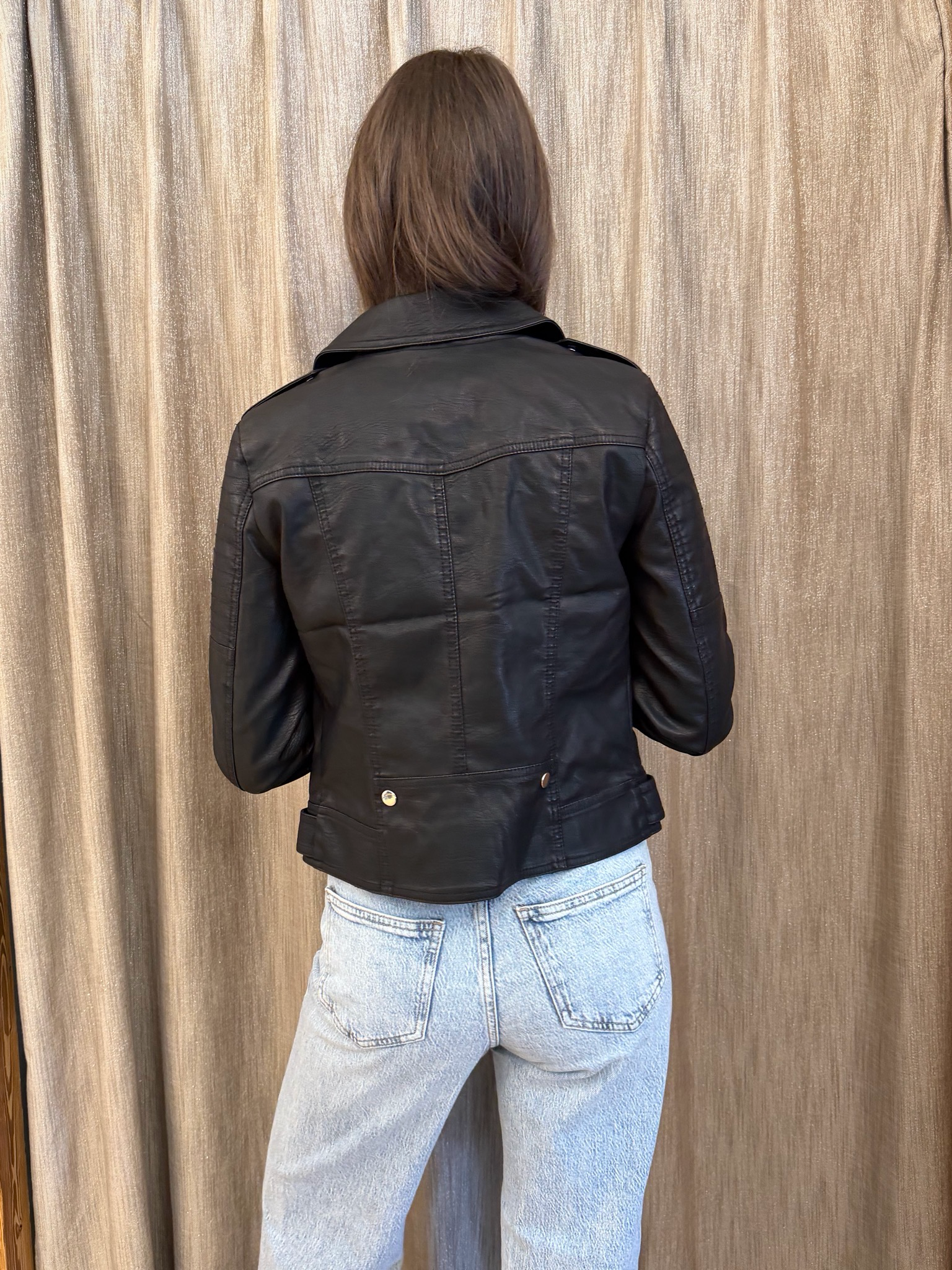 Chiodo Ecopelle Nero Vero Moda