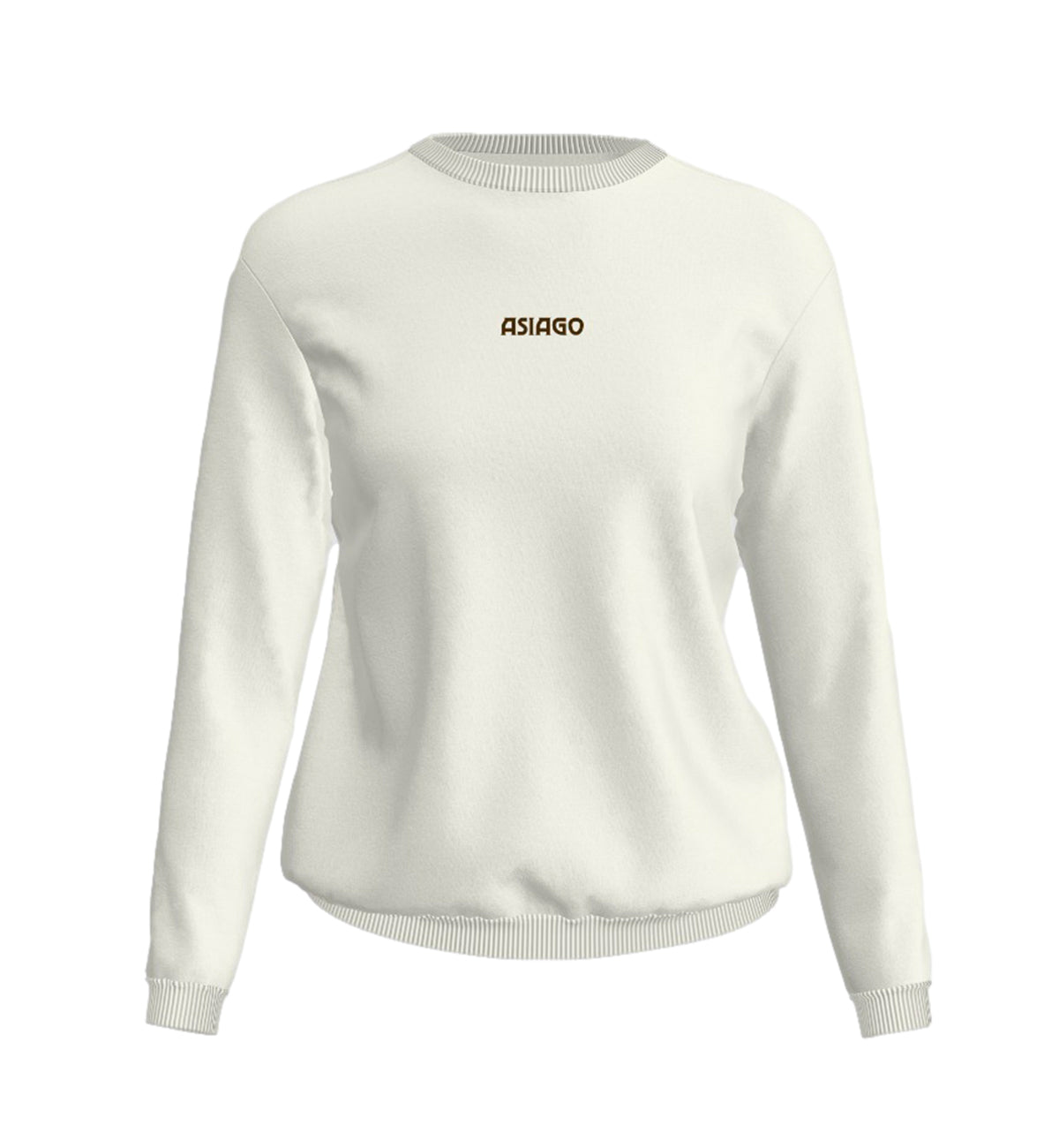 Felpa Donna Asiago Bianco Pastello