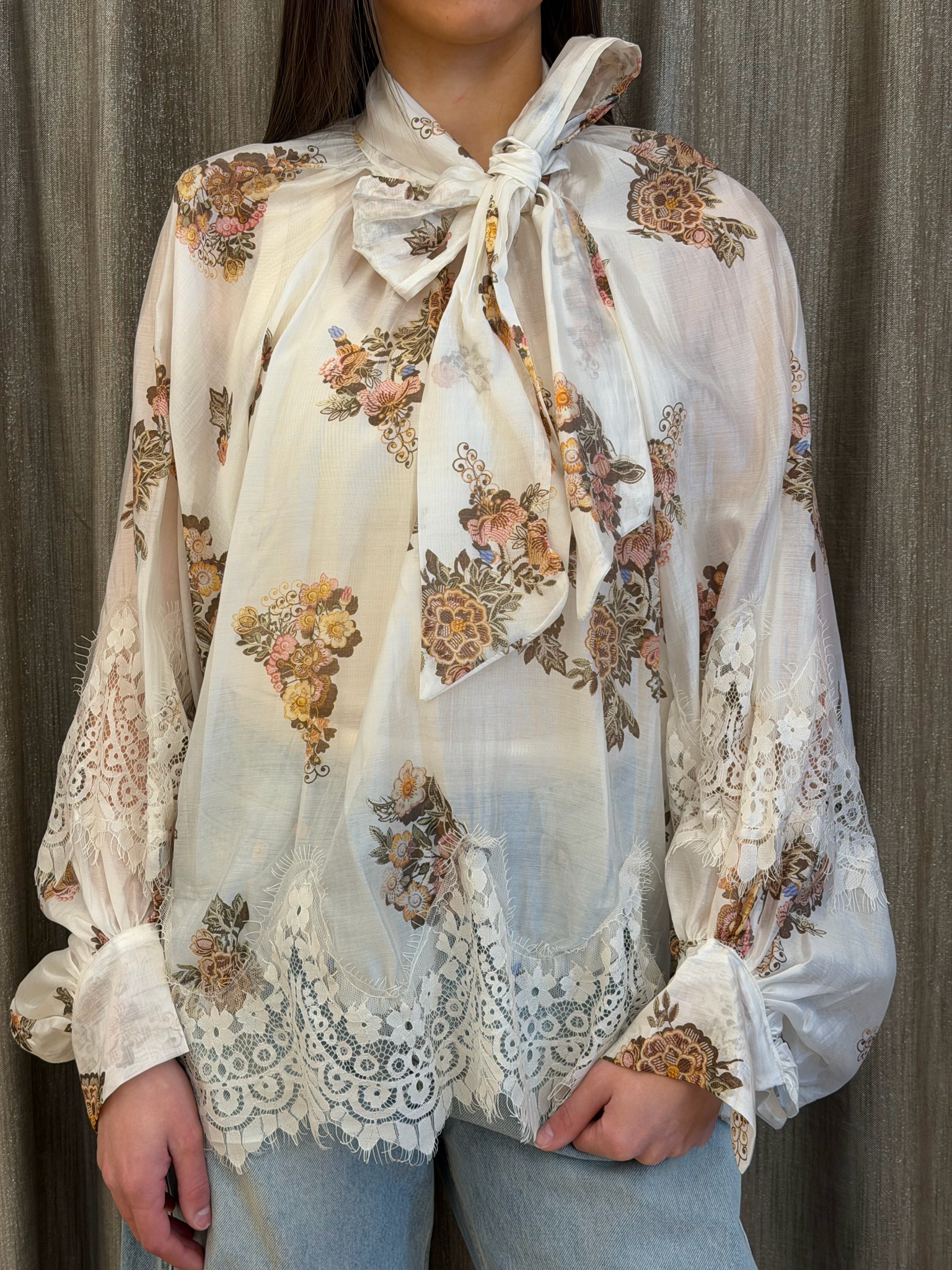 Camicia Fiocco Flower