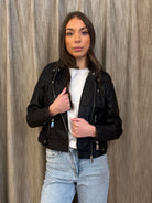 Chiodo Ecopelle Nero Vero Moda