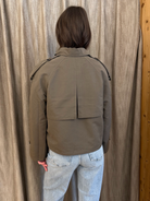 Trench Crop Militare Vero Moda