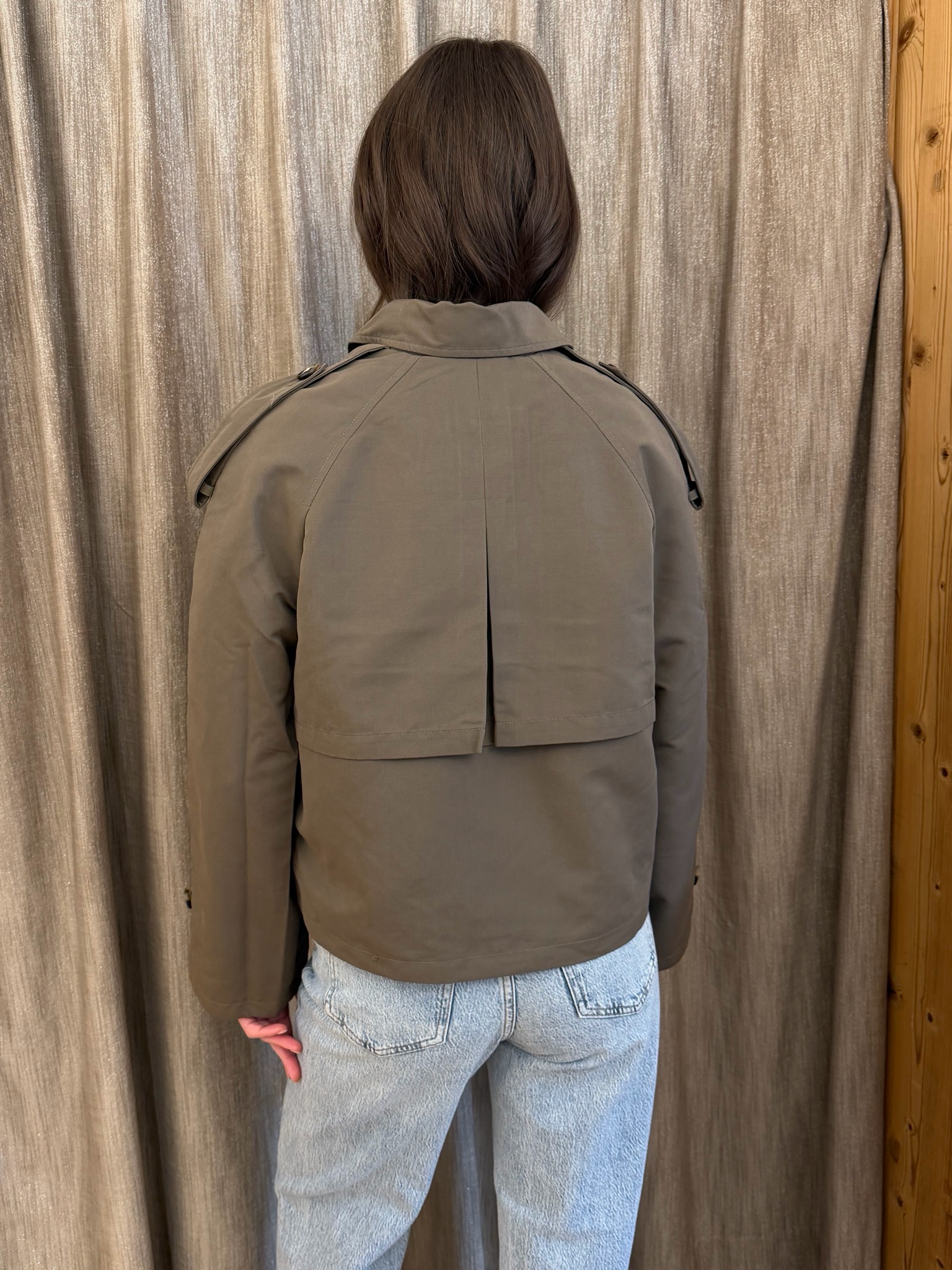 Trench Crop Militare Vero Moda