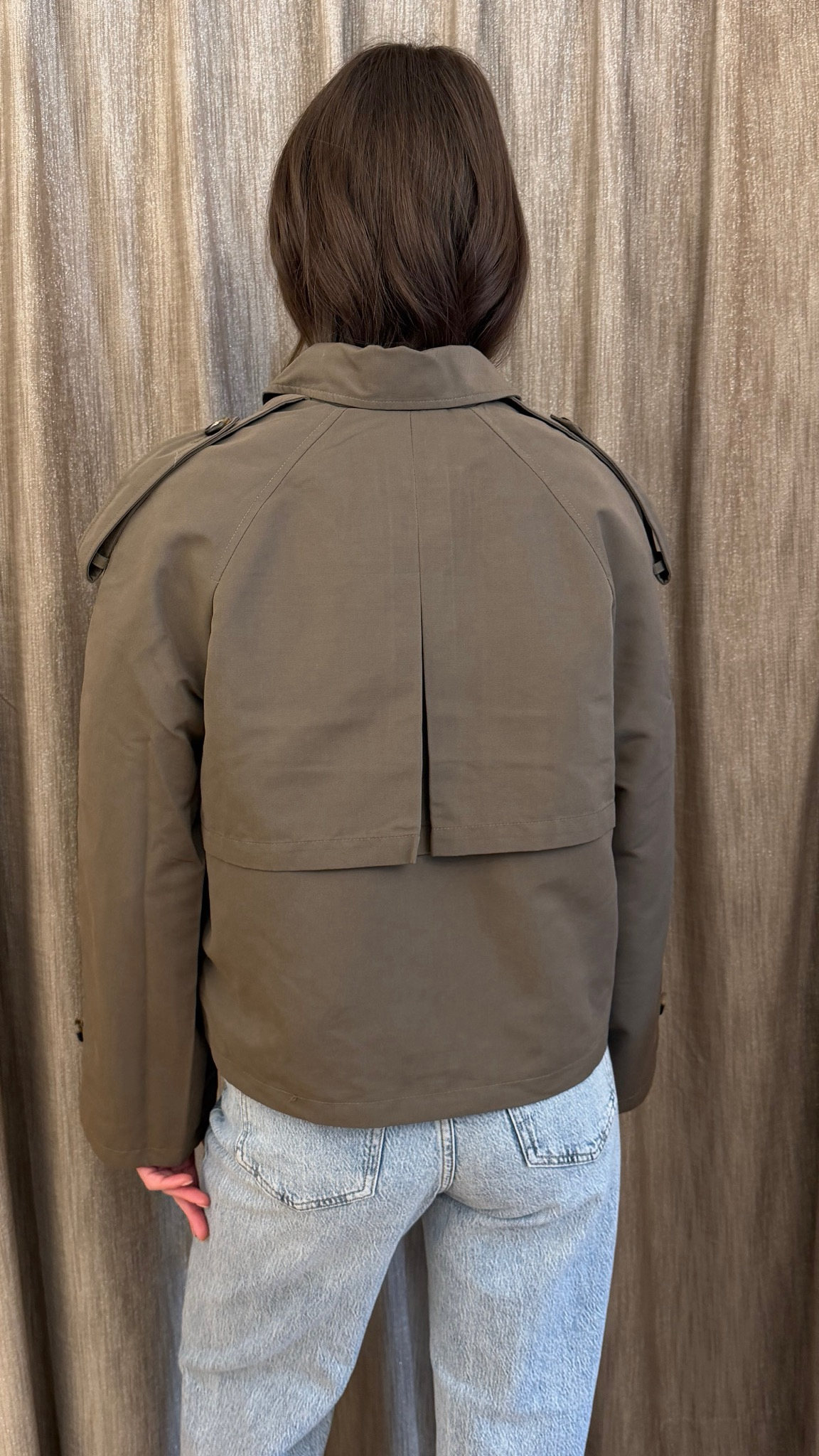 Trench Crop Militare Vero Moda