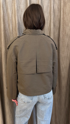 Trench Crop Militare Vero Moda