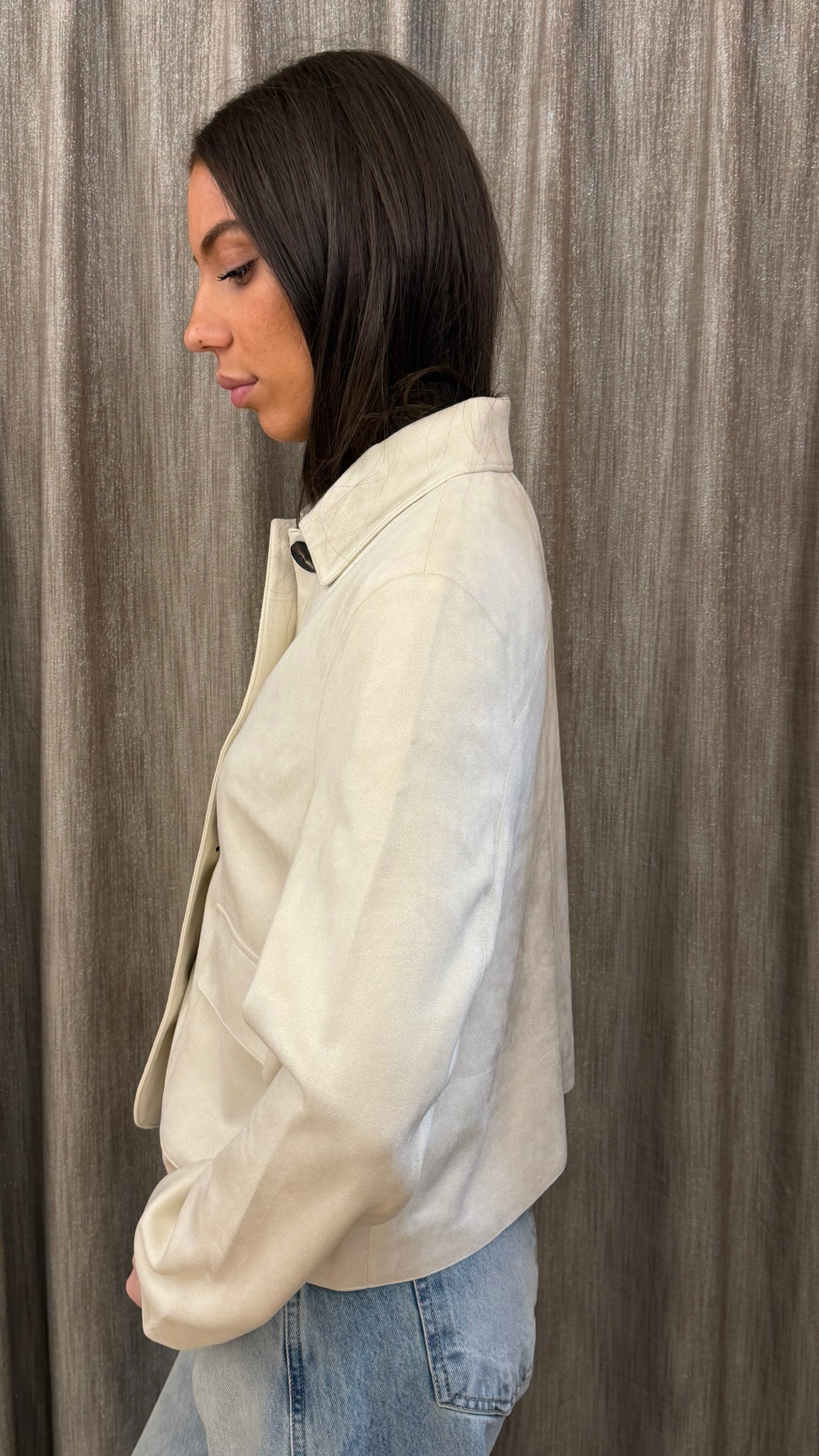 Giubbo Suede Panna Vero Moda