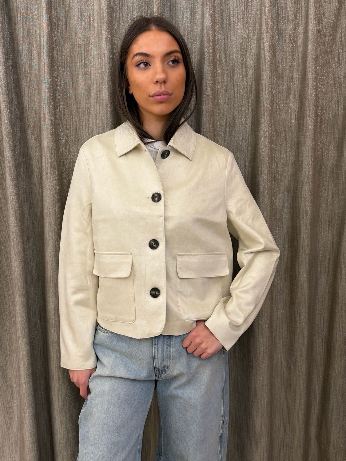 Giubbo Suede Panna Vero Moda