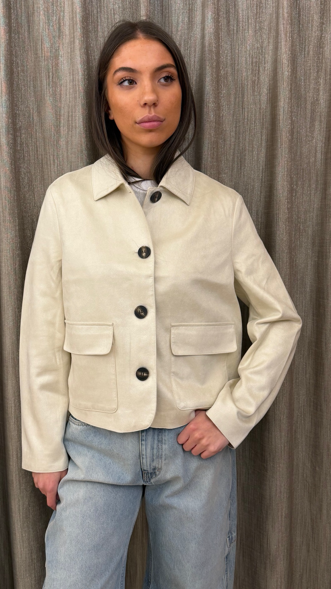 Giubbo Suede Panna Vero Moda