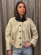 Bomber Canvas Beige Tensione In